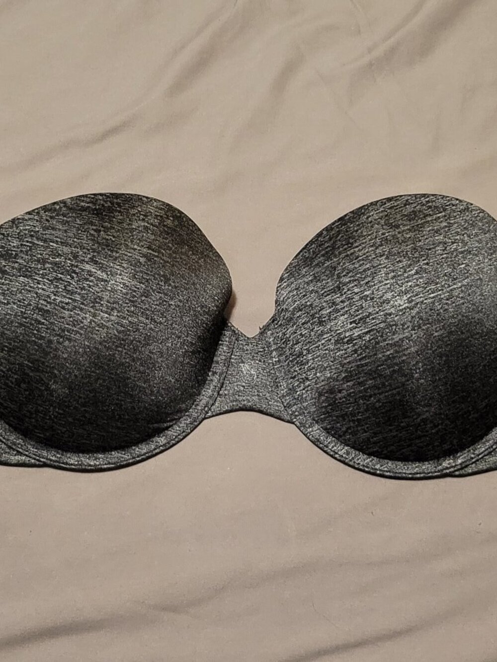 Victoria's Secret Gray-Marled Strapless Bra - Picture 1 of 12